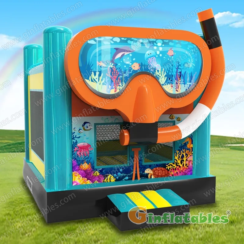 Diving goggles bounce house