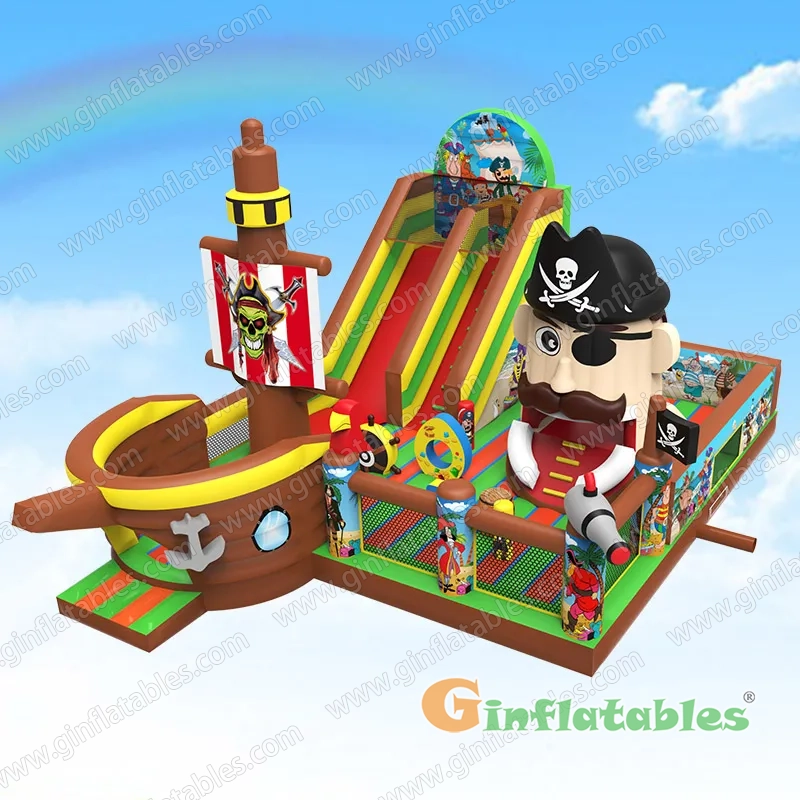 Pirate playground with moving mouth