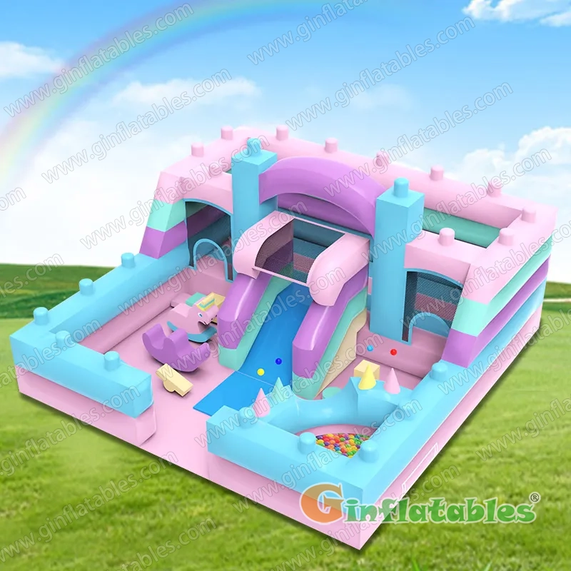 Macaron  playground with softplay