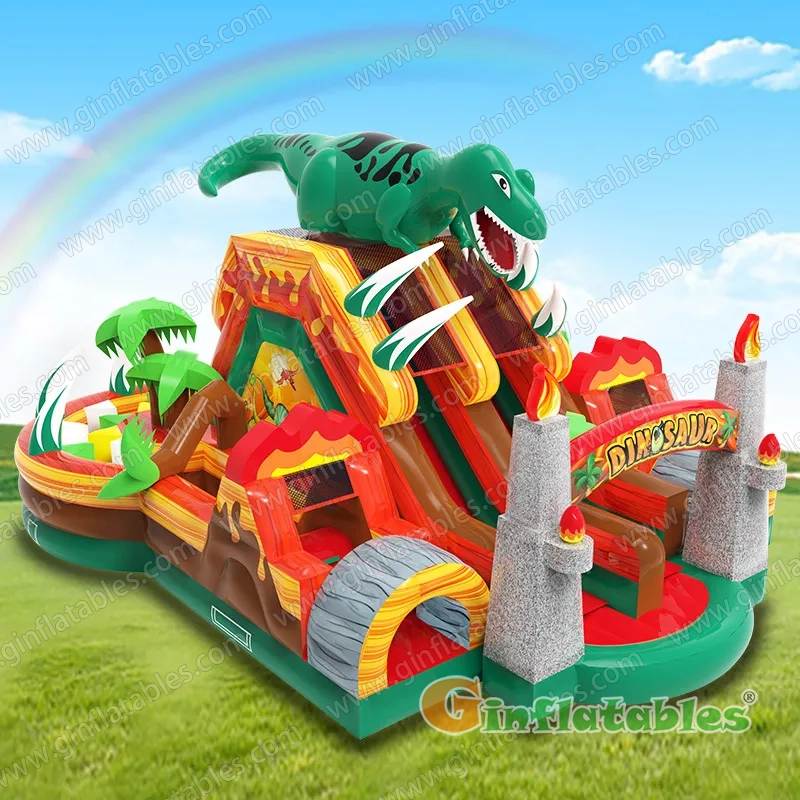 Dinosaur obstacle course