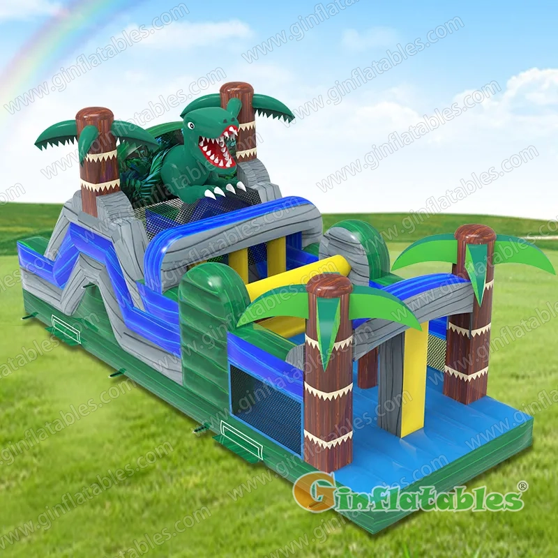 Dinosaur obstacle course