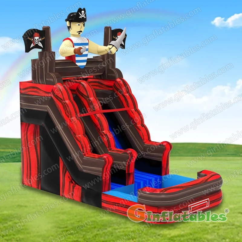 Pirate water slide