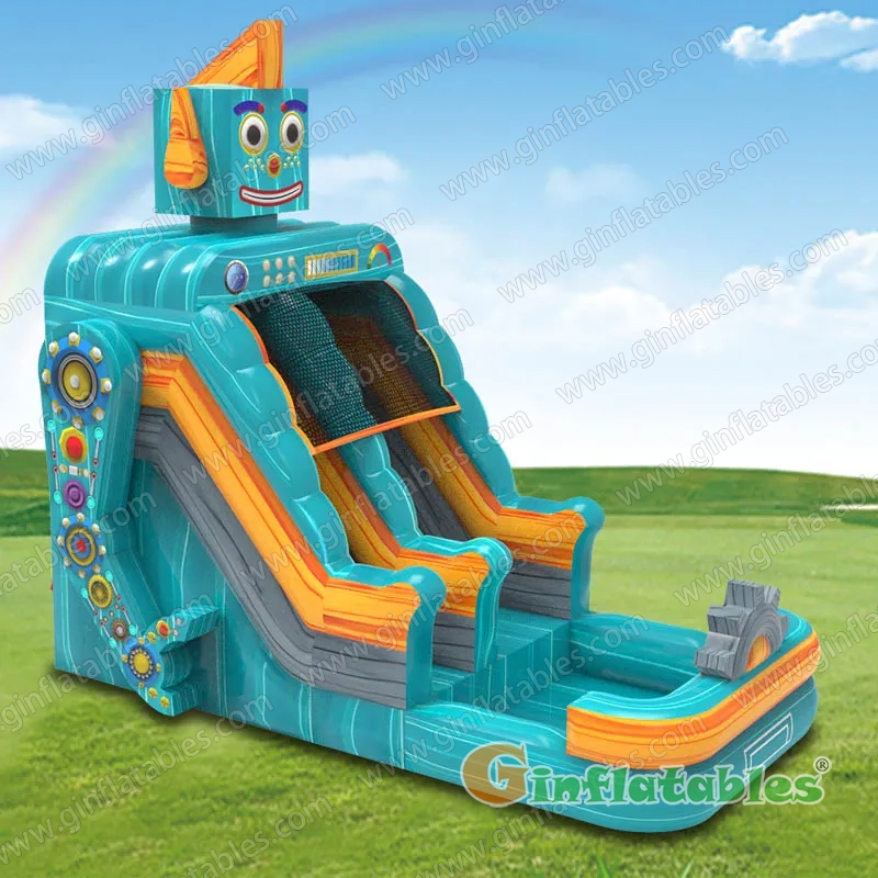 Robot water slide