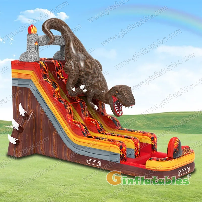 T-rex water slide