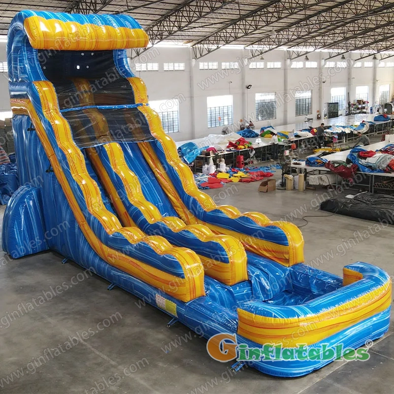 Inflatable water slide