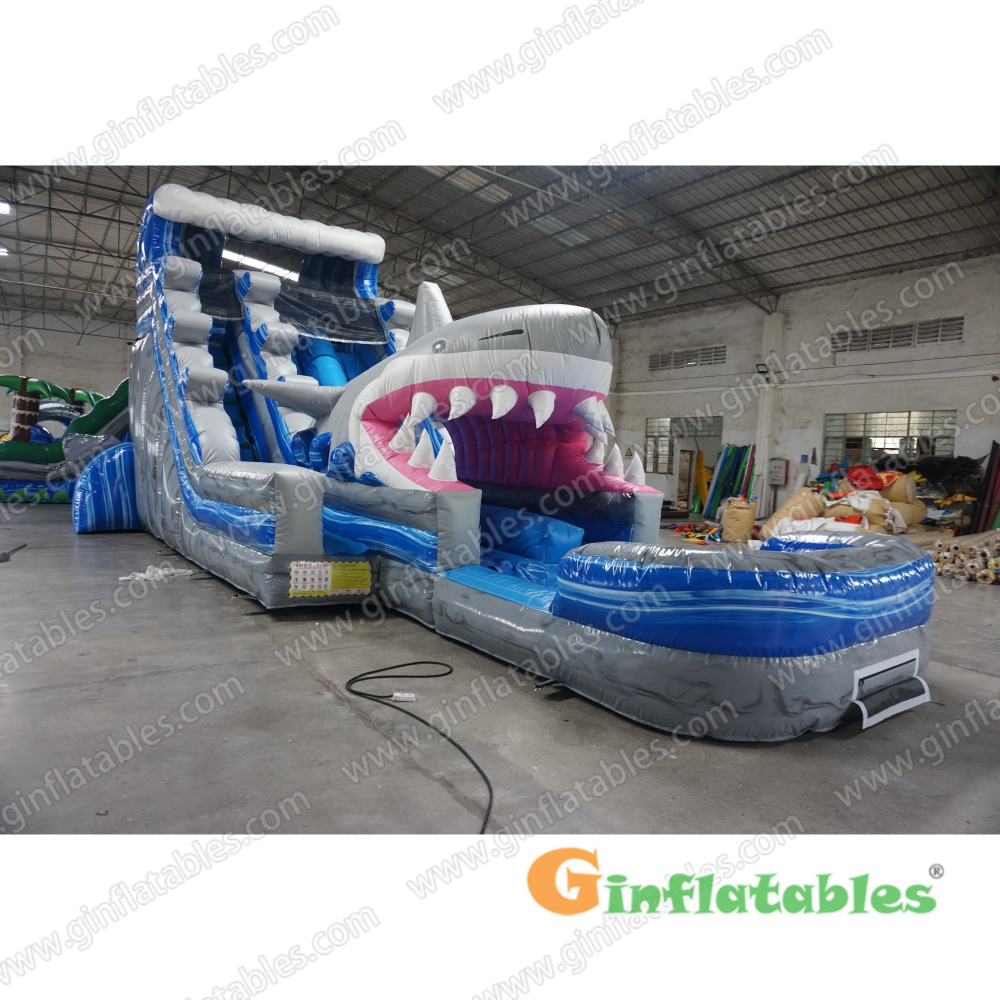 shark water slide | Inflatable Water Slides | Products | Ginflatables